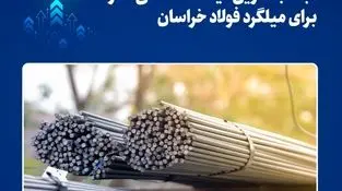 ثبت بالاترین قیمت معاملاتی آخر هفته برای میلگرد فولاد خراسان

