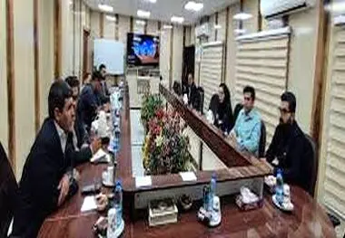 دیدار معاون سرمایه انسانی شرکت معدنی و صنعتی گهر زمین با معاون منابع انسانی و امور اجتماعی شرکت فولاد خوزستان