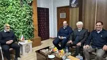 دیدار مدیرعامل با استاندار خوزستان و ارائه گزارش طرح‌های ملی شرکت