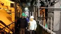 بازدید از بخش‌های فولادسازی و مواد اولیه