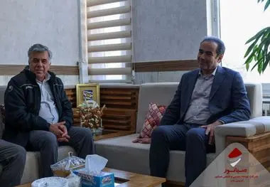 دیدار مدیرعامل جدید صبانور با فرماندار بیجار