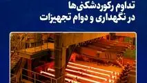 تداوم رکوردشکنی‌ها در نگهداری و دوام تجهیزات
ثبت عدد کم‌نظیر ۱۳۳۵ ذوب؛ جهشی بزرگ در کاهش هزینه‌های تولید