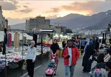 با هدف حمایت از کسب و کارهای خانگی و سیار در شرایط جنگی انجام شد آغاز به کار نخستین روز بازار منطقه ای سال جدید در شمیران
