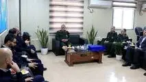 دیدار نوروزی مدیرعامل شرکت فولاد خوزستان با فرمانده سپاه حضرت ولی‌عصر (عج) استان خوزستان