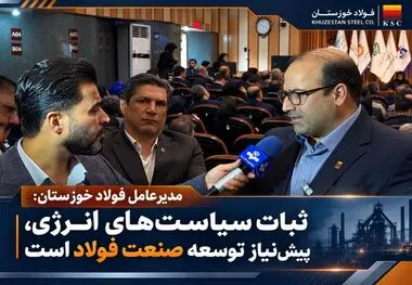 ثبات سیاست‌های انرژی، پیش‌نیاز توسعه صنعت فولاد است
