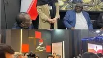 حضور وزیر صمت و معاون رییس جمهور زیمبابوه در غرفه صبانور