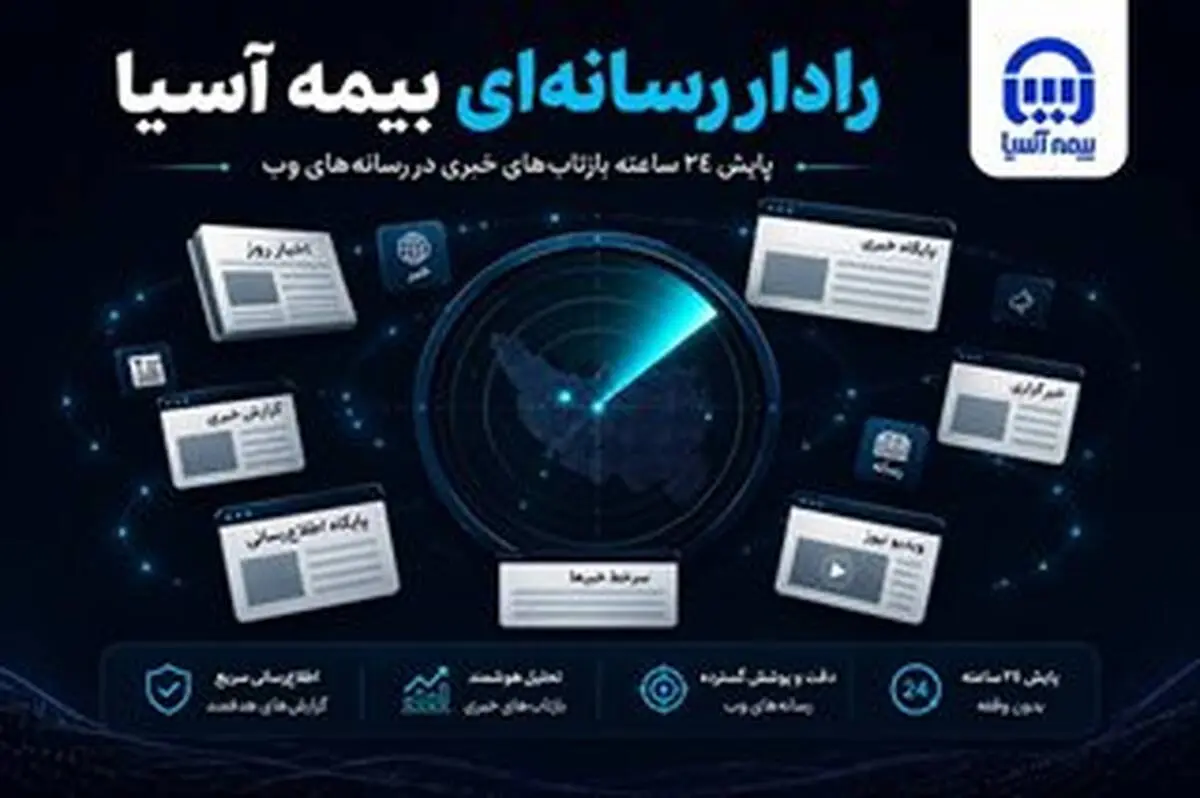 رادار رسانه‌ای بیمه آسیا
