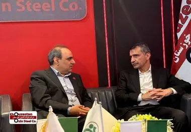 بازدید مدیرعامل هلدینگ صبا انرژی از غرفه شرکت فولاد اکسین خوزستان در روز پایانی بیست‌ونهمین نمایشگاه بین‌المللی نفت،گاز،پالایش و پتروشیمی