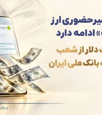 خرید غیرحضوری ارز در «بله» ادامه دارد / دریافت دلار از شعب منتخب بانک ملی ایران