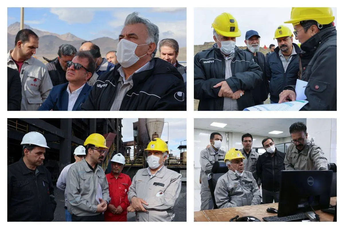 بازدید داریوش اسماعیلی از معادن و کارخانجات صبانور در همدان و بررسی آخرین وضعیت طرح‌های توسعه‌ای