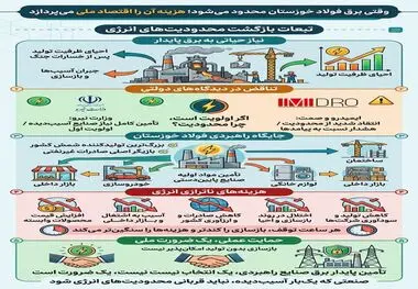 وقتی برق فولاد خوزستان محدود می‌شود؛

هزینه آن را اقتصاد ملی می‌پردازد