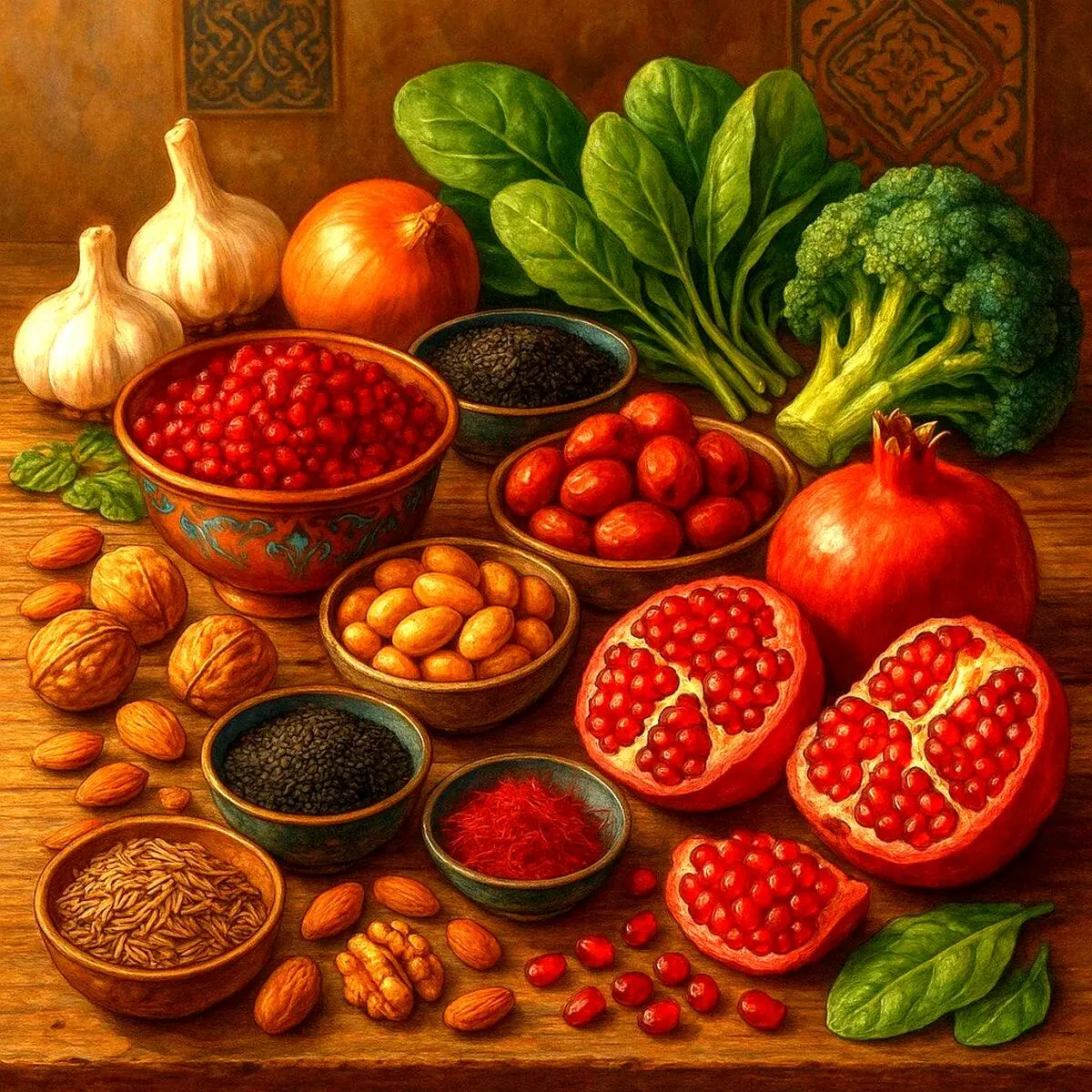 ابرغذاهای ایرانی از زرشک تا سیاه‌دانه