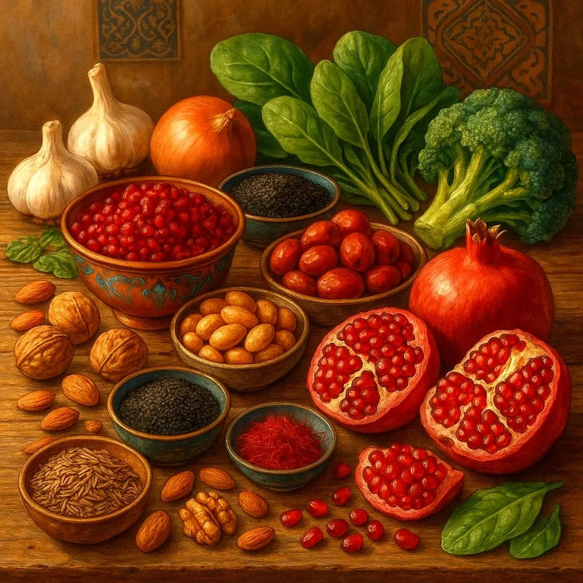 ابرغذاهای ایرانی از زرشک تا سیاه‌دانه