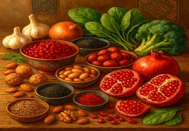 ابرغذاهای ایرانی از زرشک تا سیاه‌دانه