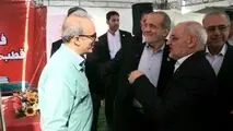 بازدید رئیس‌جمهور از غرفه فولاد هرمزگان در نهمین سفر استانی