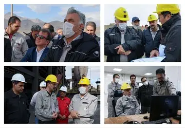 بازدید داریوش اسماعیلی از معادن و کارخانجات صبانور در همدان و بررسی آخرین وضعیت طرح‌های توسعه‌ای