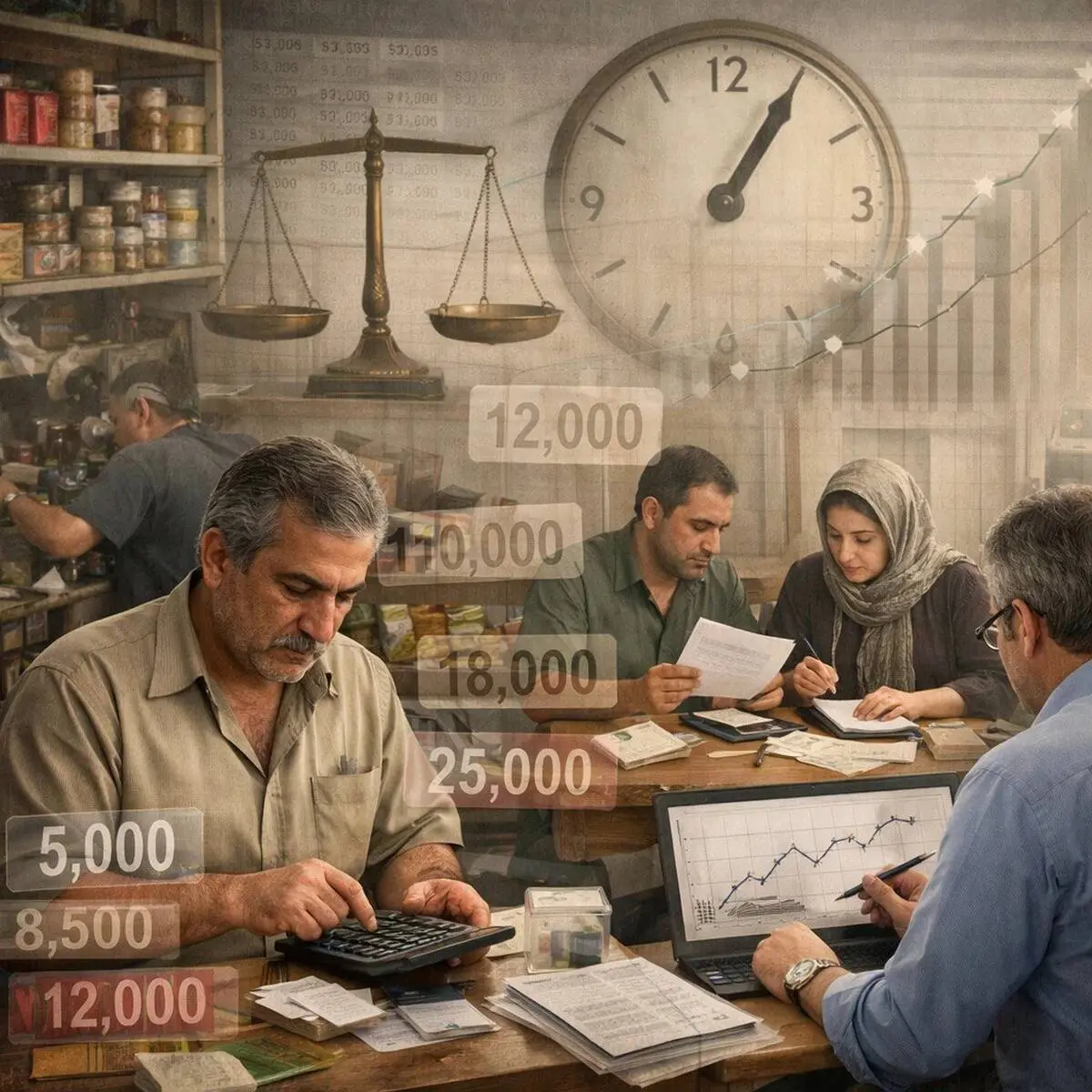 جهان اقتصاد بررسی می‌کند:
ریالِ بی‌پناه در طوفان قیمت‌ها