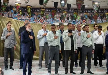 برگزاری آیین‌های ماه محرم در فولاد هرمزگان

