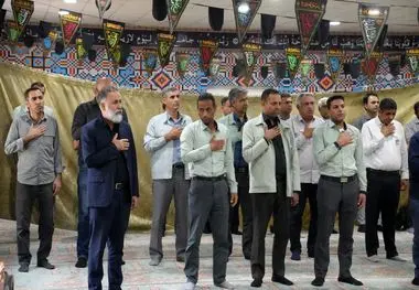 برگزاری آیین‌های ماه محرم در فولاد هرمزگان

