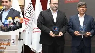اهدای تندیس تاب آوری ملی به گروه فولاد خوزستان