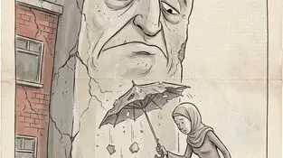 کاریکاتور ـ بازسازی مدارس