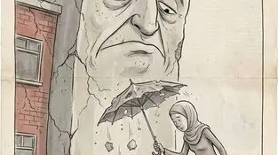 کاریکاتور ـ بازسازی مدارس