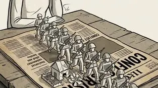 کاریکاتور ـ جنگ