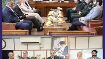 دیدار نوروزی رئیس و  هیات رئیسه اتاق اصناف تهران و فرماندهی انتظامی تهران بزرگ