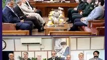 دیدار نوروزی رئیس و  هیات رئیسه اتاق اصناف تهران و فرماندهی انتظامی تهران بزرگ
