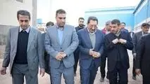 بازدید وزیر صمت و رئیس هیات عامل ایمیدرو از کارخانه نوین الکترود اردکان

