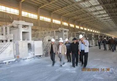 بازدید رییس هیات مدیره و سرپرست شرکت آلومینای ایران از کارخانه شمش آلومینیوم
