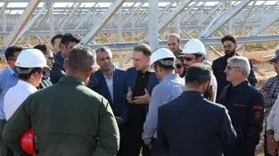 فاز نخست نیروگاه خورشیدی هریس در مسیر اتصال به شبکه سراسری