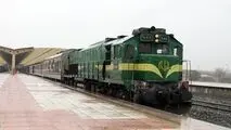 راه آهن در ایستگاه خدمت رسانی به مراسم تشییع