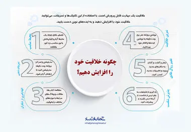چگونه خلاقیت خود را افزایش دهیم