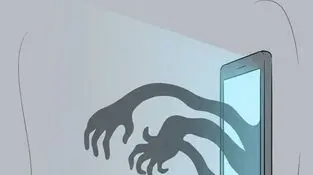 کاریکاتور - آسیب‌پذیری کودکان در فضای مجازی
