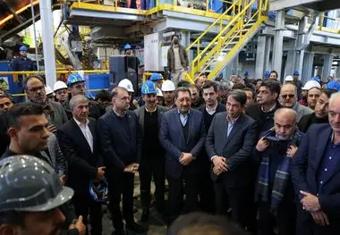 گام مهم شرکت ملی مس در مسیر تکمیل زنجیره تولید؛
کارخانه تولید مفتول مسی سرچشمه با حضور وزیر صمت افتتاح شد