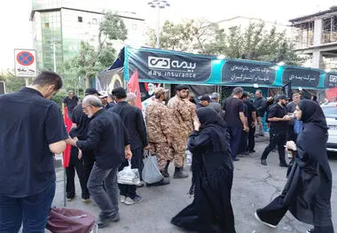 از حضور رییس کل بیمه مرکزی در موکب بیمه دی تا خدمت بی تکلف  مدیرعامل به زائران