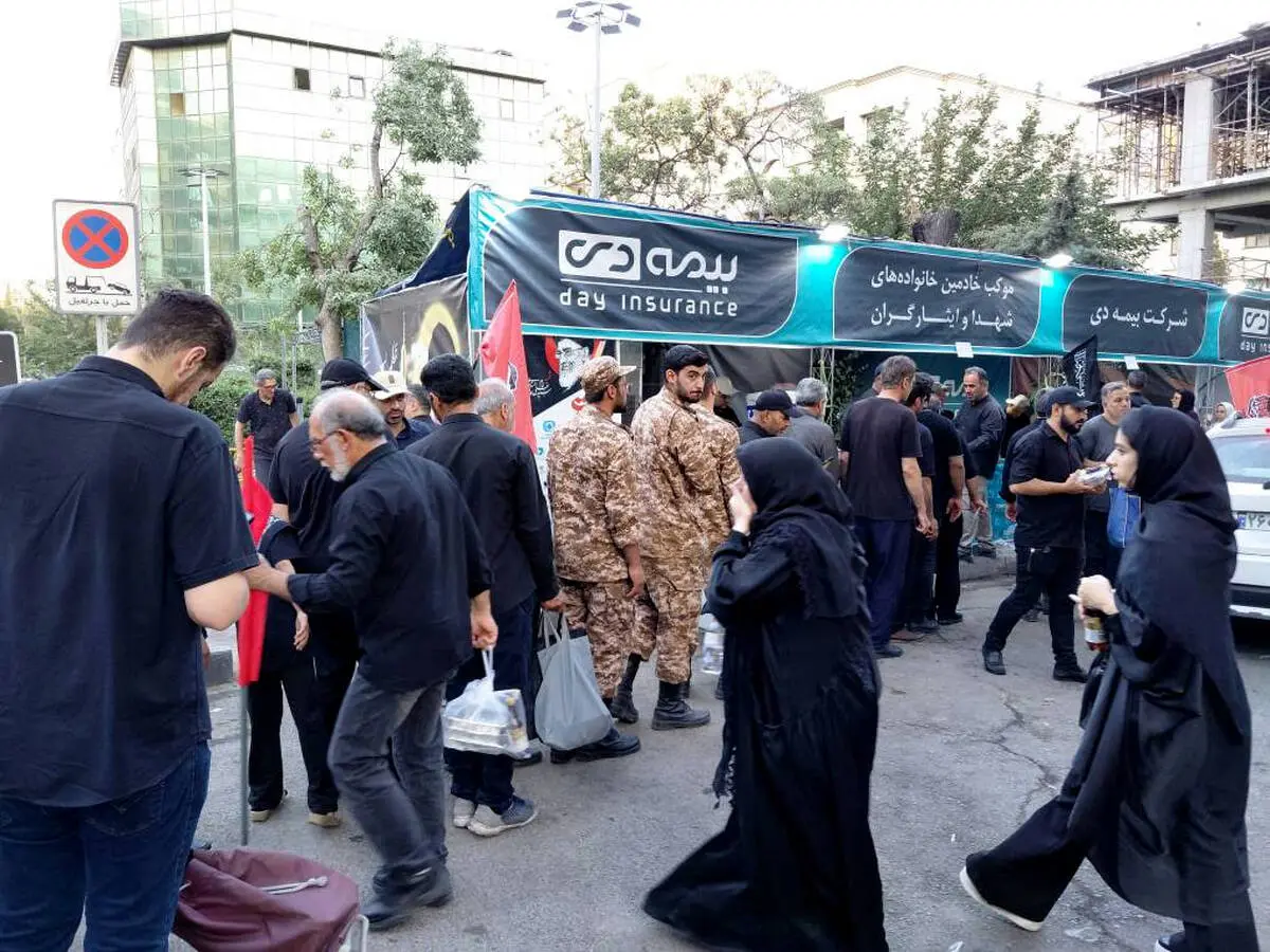 از حضور رییس کل بیمه مرکزی در موکب بیمه دی تا خدمت بی تکلف  مدیرعامل به زائران