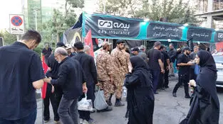 از حضور رییس کل بیمه مرکزی در موکب بیمه دی تا خدمت بی تکلف  مدیرعامل به زائران