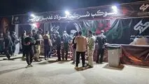 خدمت بی‌وقفه شرکت فولاد غدیر نی‌ریز در مسیر وداع امام شهید