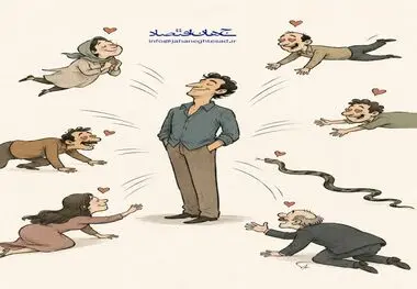 کاریکاتور ـ ضرب المثل: مهره مار داره!