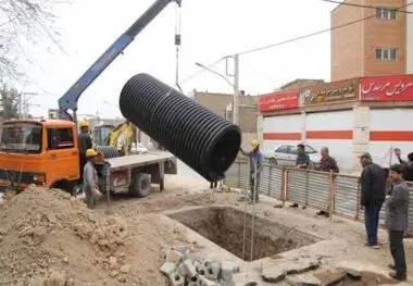 اجرای عملیات اصلاح و بازسازی کلکتور فاضلاب خیابان شهیدان کاظمی اصفهان