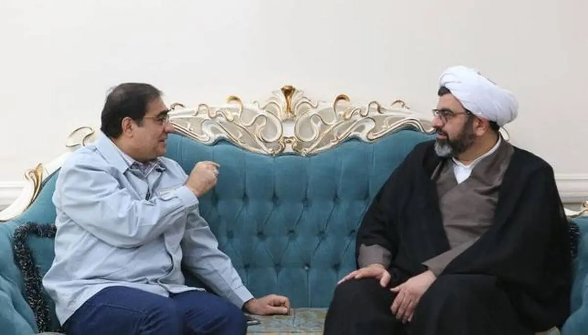 دیدار نماینده منتخب خبرگان رهبری خوزستان با قائم‌مقام مدیرعامل در امور ستادی و مسوولیت‌های اجتماعی شرکت فولاد خوزستان