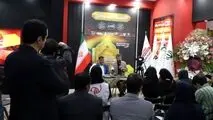 نشست خبری معاون وزیر کار در غرفه شرکت فولاد اکسین خوزستان