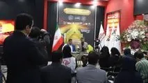 نشست خبری معاون وزیر کار در غرفه شرکت فولاد اکسین خوزستان