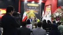 نشست خبری معاون وزیر کار در غرفه شرکت فولاد اکسین خوزستان