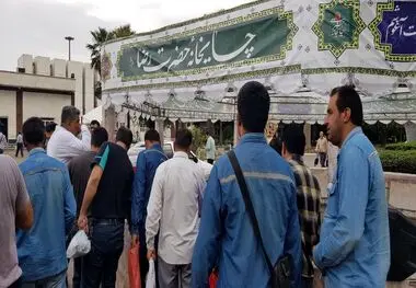 موکب و چایخانه‌ی حضرت رضا (ع)