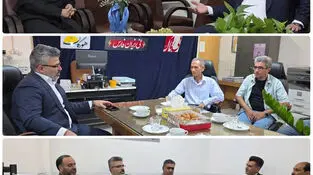 مدیر روابط عمومی و امور بین‌ الملل فولاد غدیر نی‌ریز در دیدار با جمعی از اصحاب رسانه شهرستان نی‌ریز

