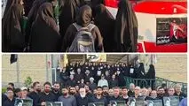 همراهی فولاد غدیر نی‌ریز با مردم در آیین وداع با رهبر شهید