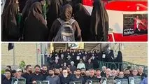 همراهی فولاد غدیر نی‌ریز با مردم در آیین وداع با رهبر شهید